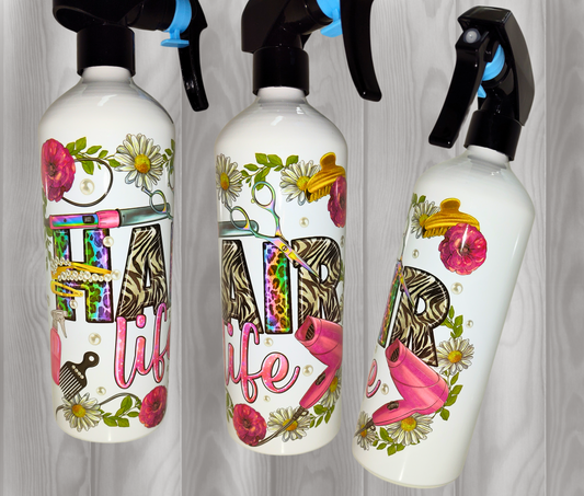 16oz Spray Bottle "Hair Life"